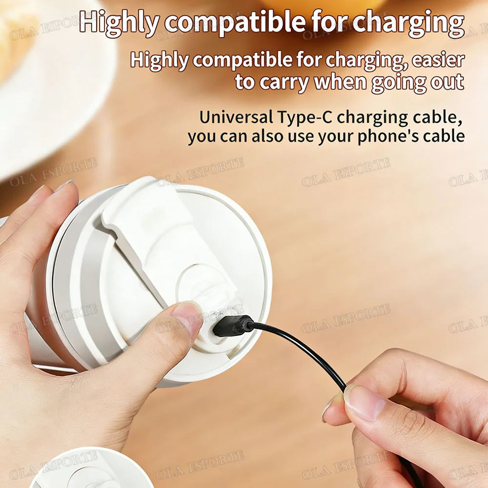 Electric Self-Stirring Shaker Cup 450ml | Protein Mixer Bottle
