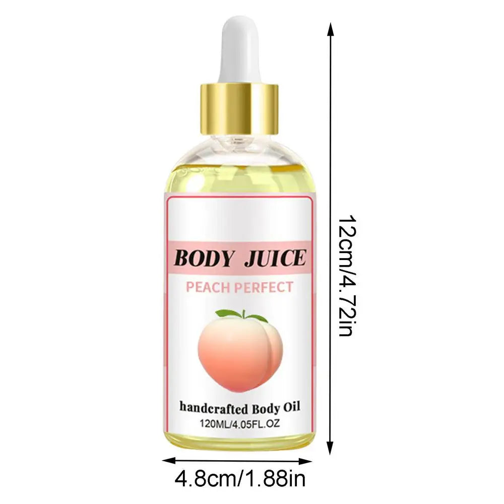 120ml Non-Greasy Moisturizing Soothing Oil Body Juice Oil Facial Body Massage Moisturizing Diffuser Aromatherapy Face Body Oil Oasis Select peach flavor China Mainland