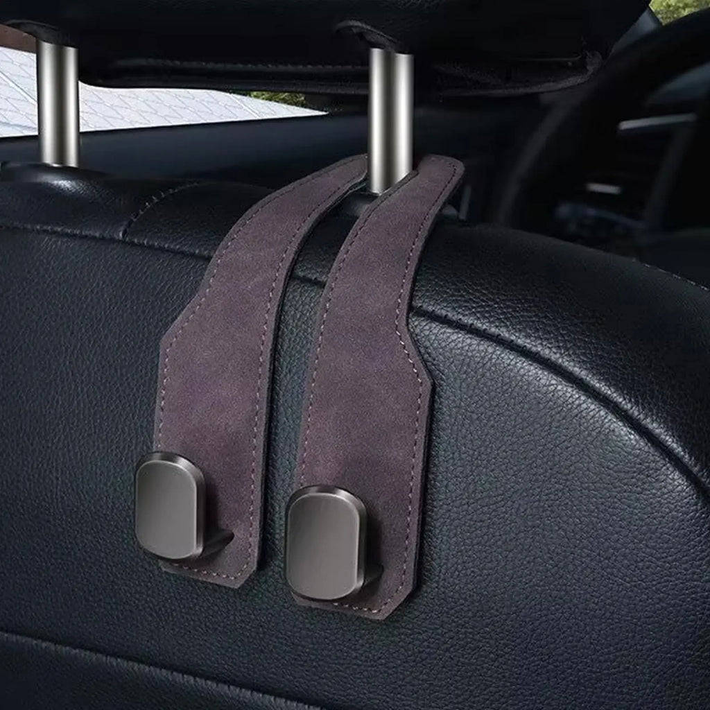 Car Headrest Hooks Hanger Multipurpose Adjustable for Bags Seat Back Organizer Holder Clips Auto Fastener Car Headrest Hook Oasis Select