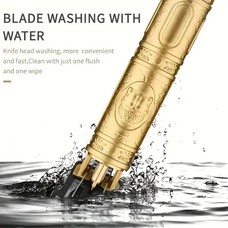 Vintage Carving Hair Cutting Machine T9 Professional Portable Rechargeable Man Beard Cutting Machine / Hair Clipper Accessories Oasis Select