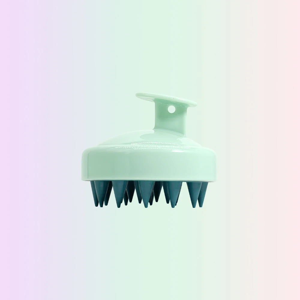 Soft Silicone Scalp Massager Shampoo Brush – Men & Women