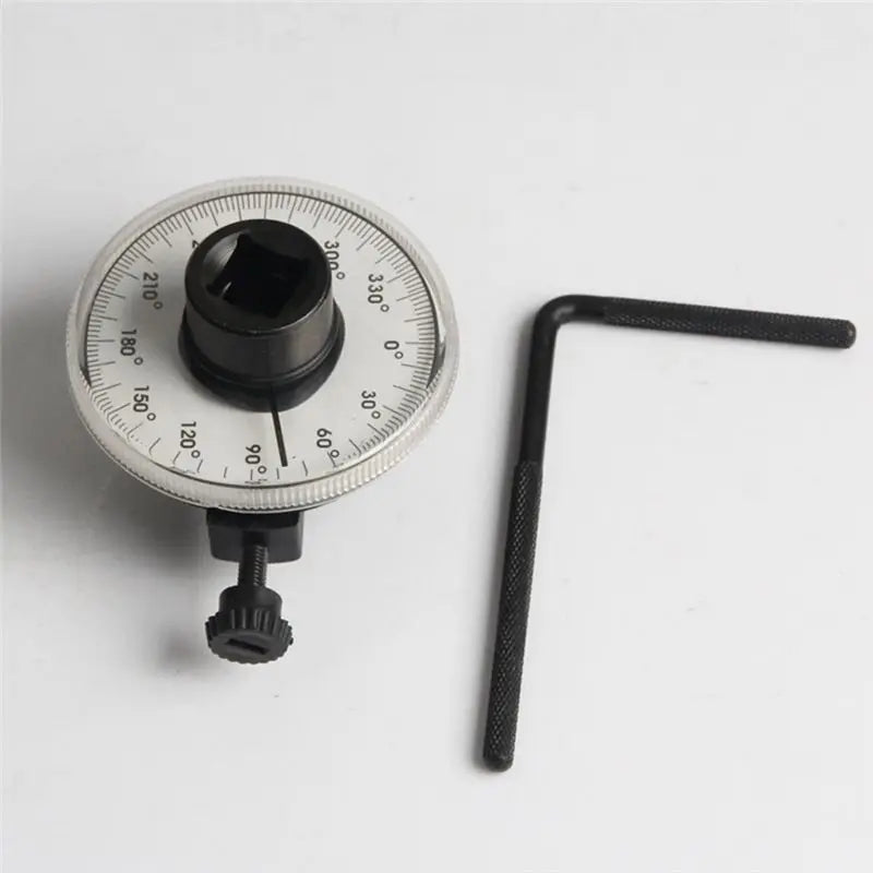 LIKE WISH 1/2 Torque Indexer Angle Gauge Torque Indexer With Clamps Torque Angle Meter Pointer Dial Auto Repair Oasis Select