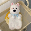 1Pcs Cute Animal Pencil Box Cartoon Puppy Plush Doll Pencil Case Large Capacity Stationery Storage Bag Makeup Bag Oasis Select A1