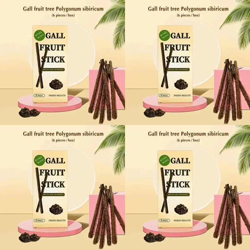 1/2/3/4box Natural Cat Stick Mint Caught Bite Excited Rods Silvervine For Cat Teeth Cleaning Treating Pet Supply Cat Supplies Oasis Select 4box Yellow