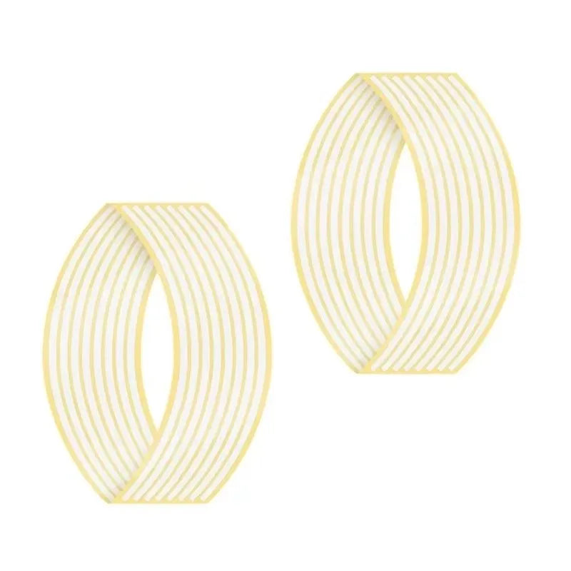 1 2 Wheel Sticker Reflective Rim Stripe Tape Bike Motorcycle Stickers