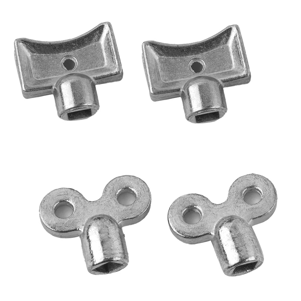 2Pcs Radiator Valve Key Faucet Key Radiator Water Tap 5×5mm Valve Socket Special Lock Wrench Zinc Alloy Oasis Select