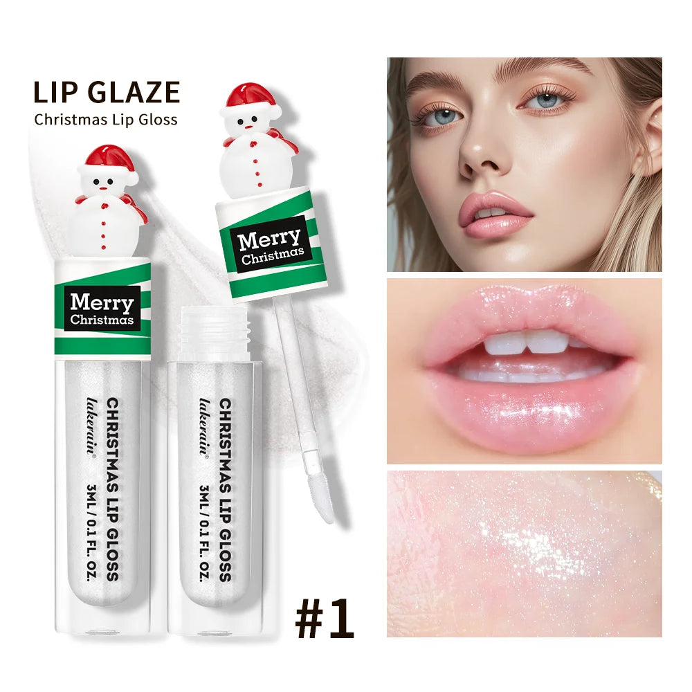 ibcccndc 5-Piece Jelly Lip Gloss Set – Hydrating & Long-Lasting Lip Gloss Set Oasis Select Moisturizing Clear 1