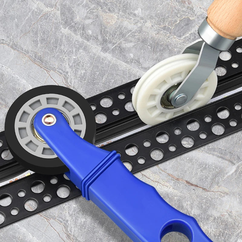 Rubber Mesh Wheel Window Install Tool Window Screen Hand Installation Repair Roller Yarn Double-Head Pressure Pulley Oasis Select