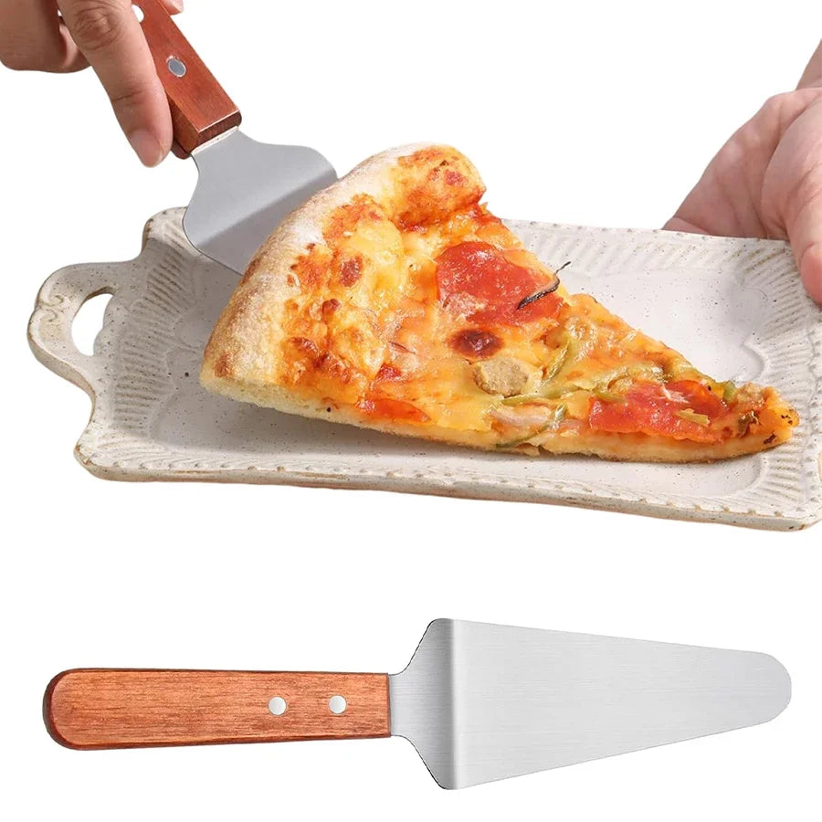 Stainless Steel Pizza Spatula, Non‑Slip Heat‑Resistant Handle, Heavy Duty Pizza Turner Peel for Oven Baking & Home Kitchen Use Oasis Select