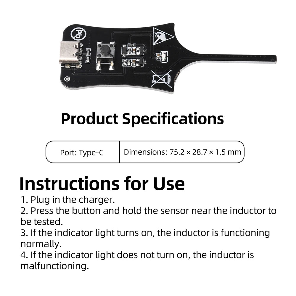 Inductance Tester for Mobile Phone Maintenance High Precision Motherboard Faults Detection Electromagnetic Induction Meter Oasis Select