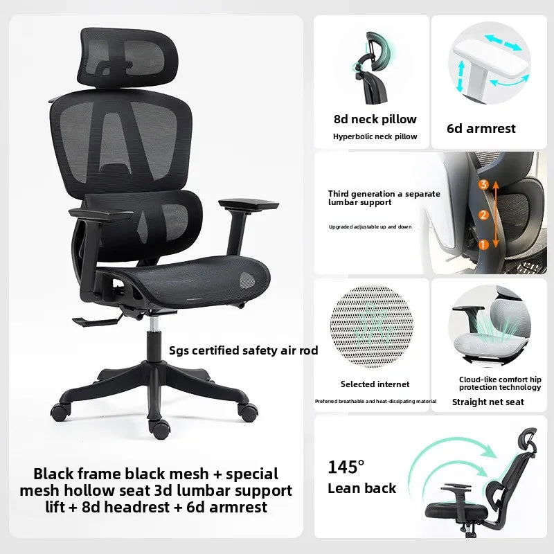 Uranson Ergonomic Chair Office Chair Study Chair Mesh Computer Chair Gaming Chair Rotating Oasis Select 2