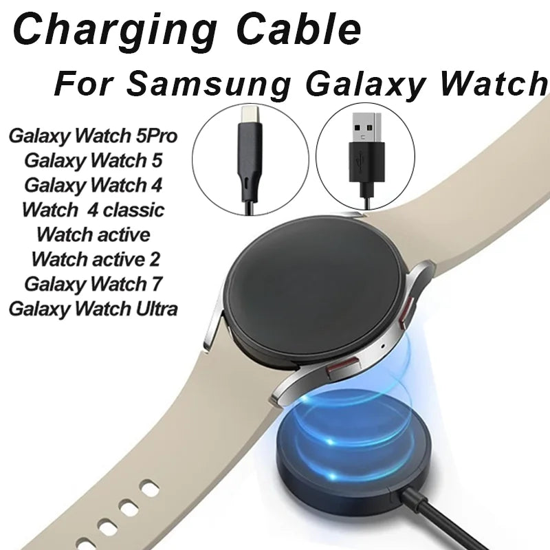 USB-C Magnetic Charger for Samsung Galaxy Watch 7/6/5/4 Smartwatch Charger Oasis Select