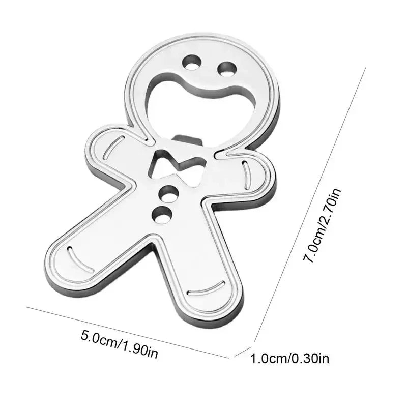 Stainless Steel Magnetic Bottle Opener Fridge Soda Glass Cap Remover Kitchen Metal Beer Bar Tool Oasis Select