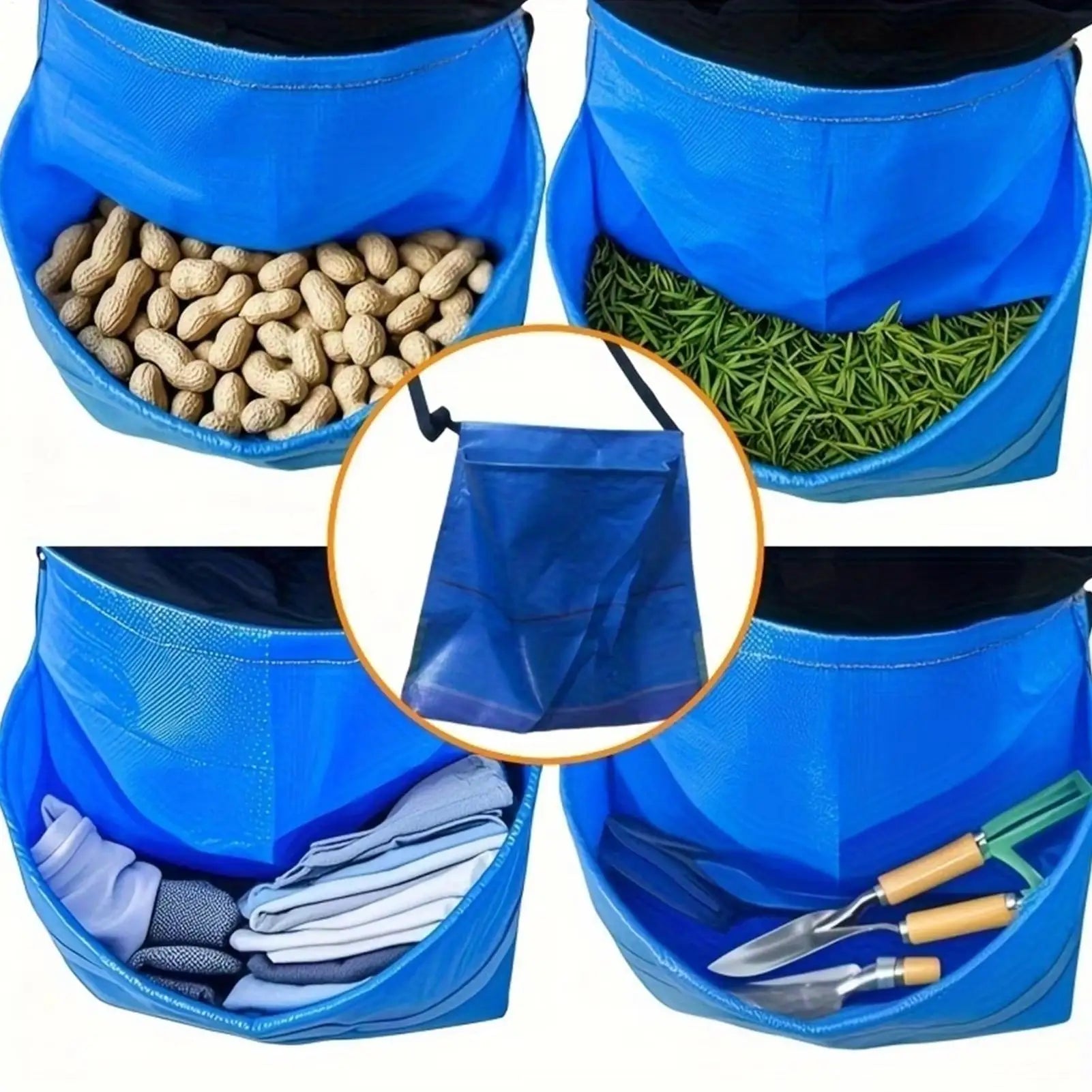 Harves Apron Large Capacity Garden Apron with Pocket Harves Apron Waterproof Fruit Vegetable Picking Apron Harvesting Tool Oasis Select