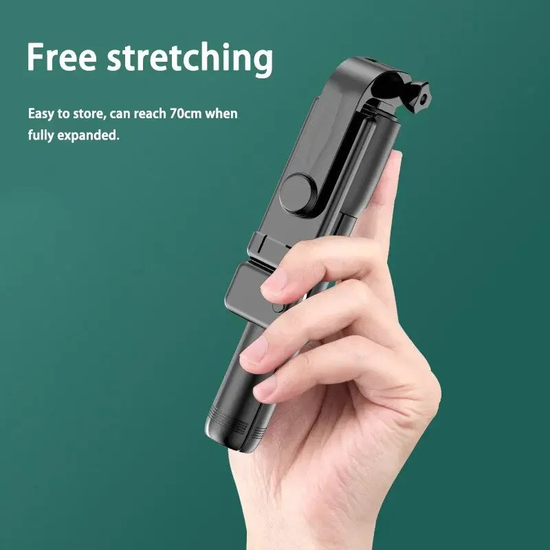 360 Rotation Selfie Stick Toneof Tripod Photo Pole Multi Mode Camera Material Retractable And Mini Cell Phone Selfie Artifact Oasis Select