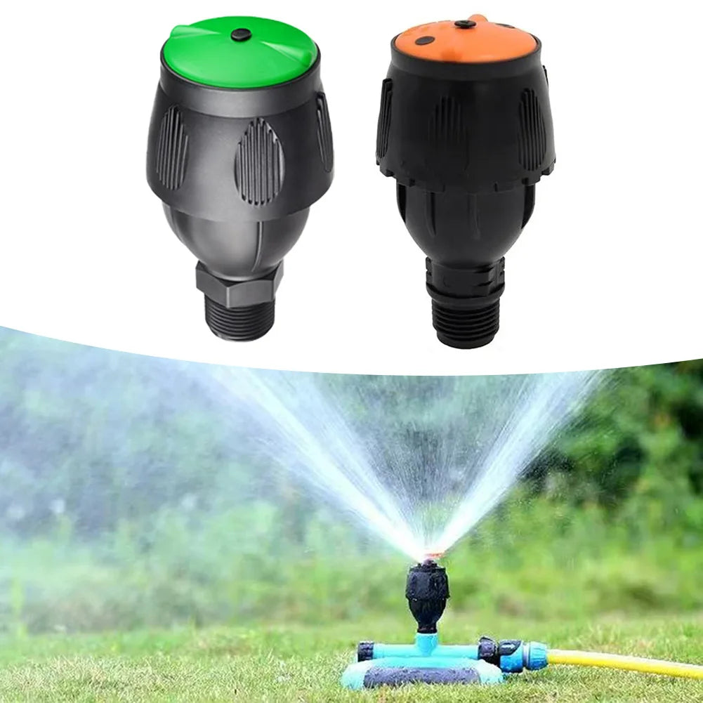 2Pcs 360 Rotating Garden Sprinkler Irrigation Nozzle 1/2 Inch Male Thread For Lawn Flower Farm Watering Equipment Accessories Oasis Select