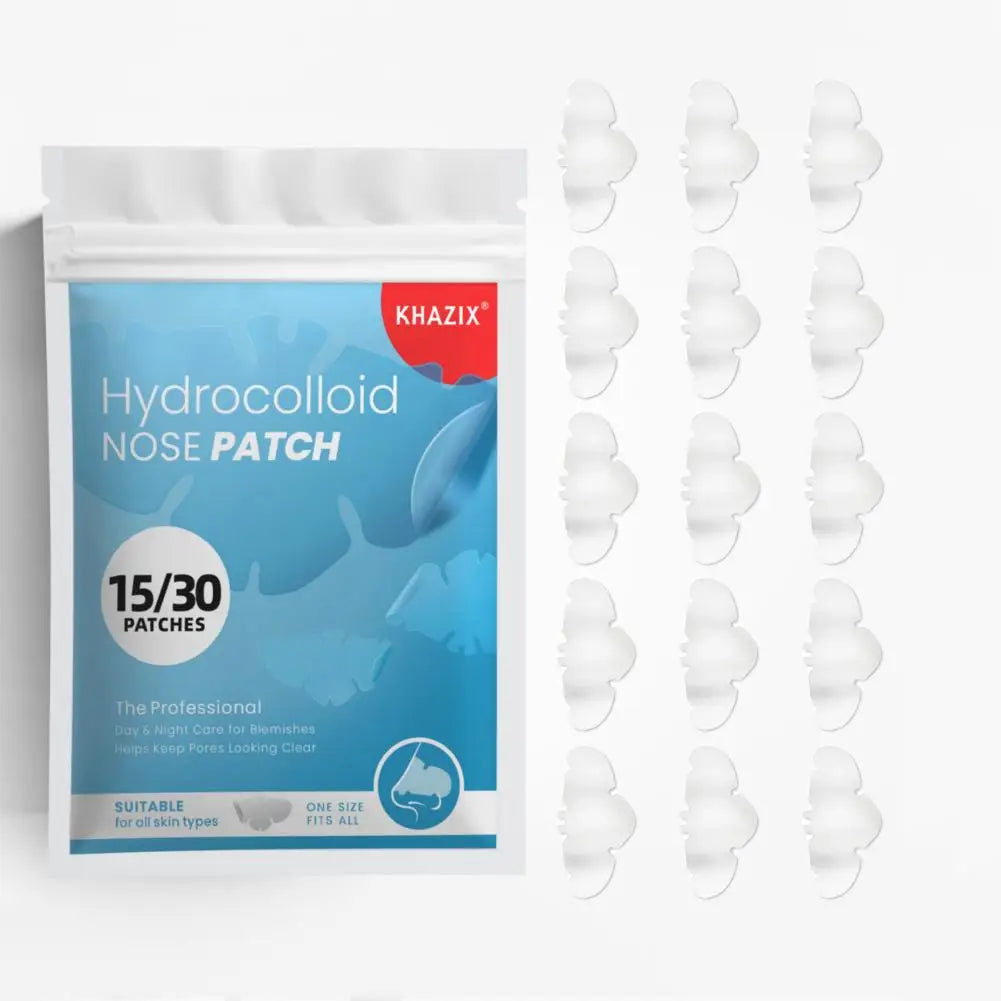 Hydrocolloid Nose Patches – Pore Cleansing Blemish Strips 15/30Pcs