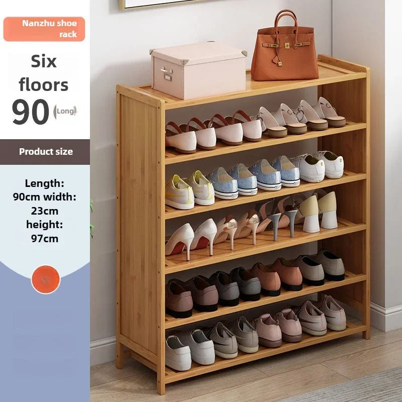 Multi-functional Space-saving shoe rack Multi-layer bamboo shoe rack Storage dust-proof storage shoe rack Oasis Select Sixth floor D