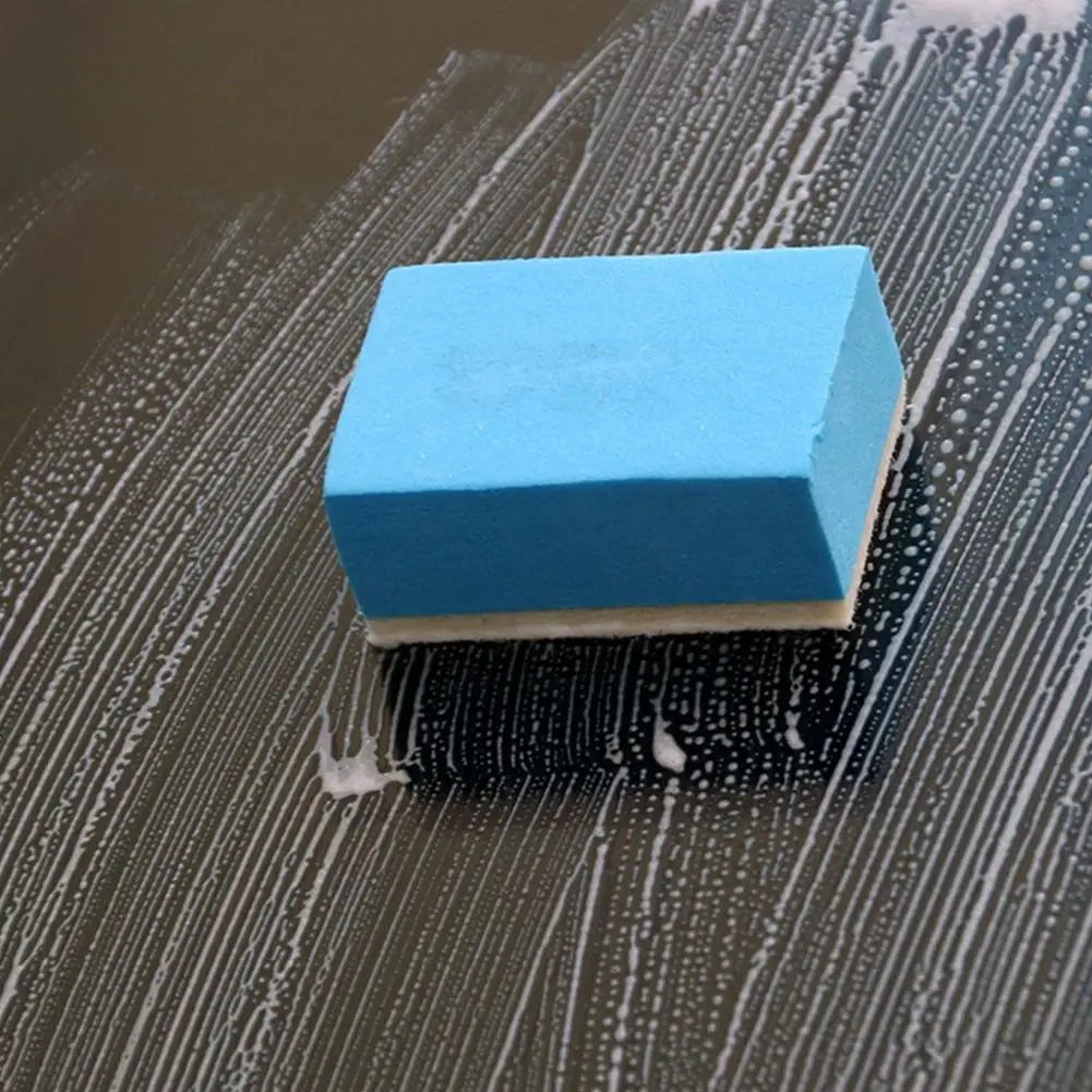 Car Glass Oil Film Remover Wool Felt Polish Sponge Pad