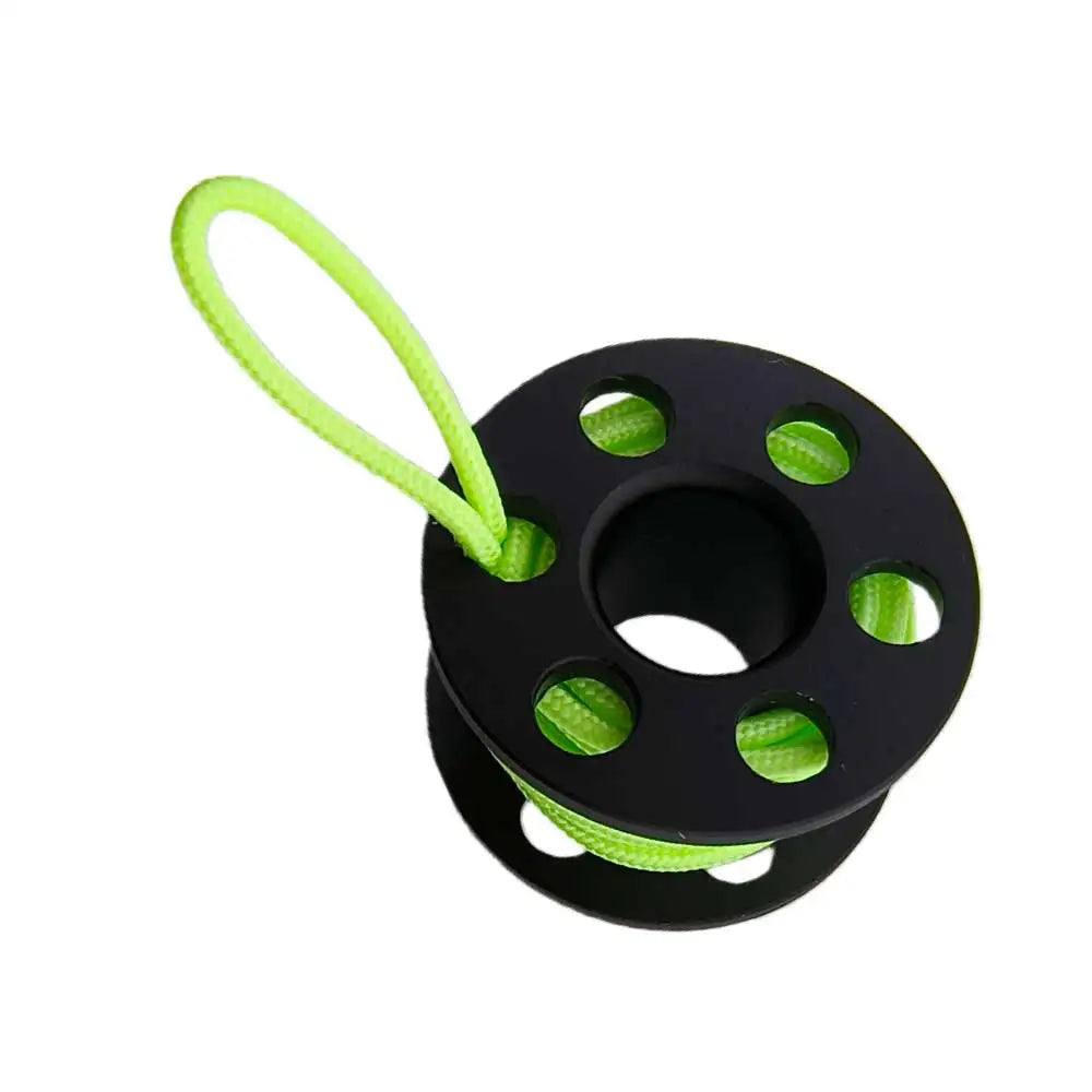 Scuba Backpack Pendant Diving Handbag Mini Reel Keychain Glow in The Dark Dive Reel Accessory Dive Gift for Snorkel Dive Lovers Oasis Select black