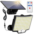 Solar Lights Outdoor 3 Modes Motion Sensor Flood Lights 234LED Solar Wall Lights for Outside Yard Garden Fence Pathway Lighting Oasis Select remote control