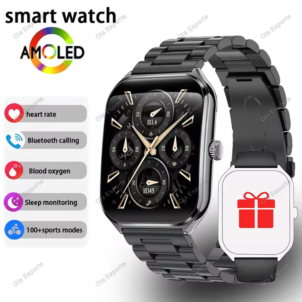 Ola Esporte HW12 1.96" AMOLED Smartwatch | BT Call & Fitness