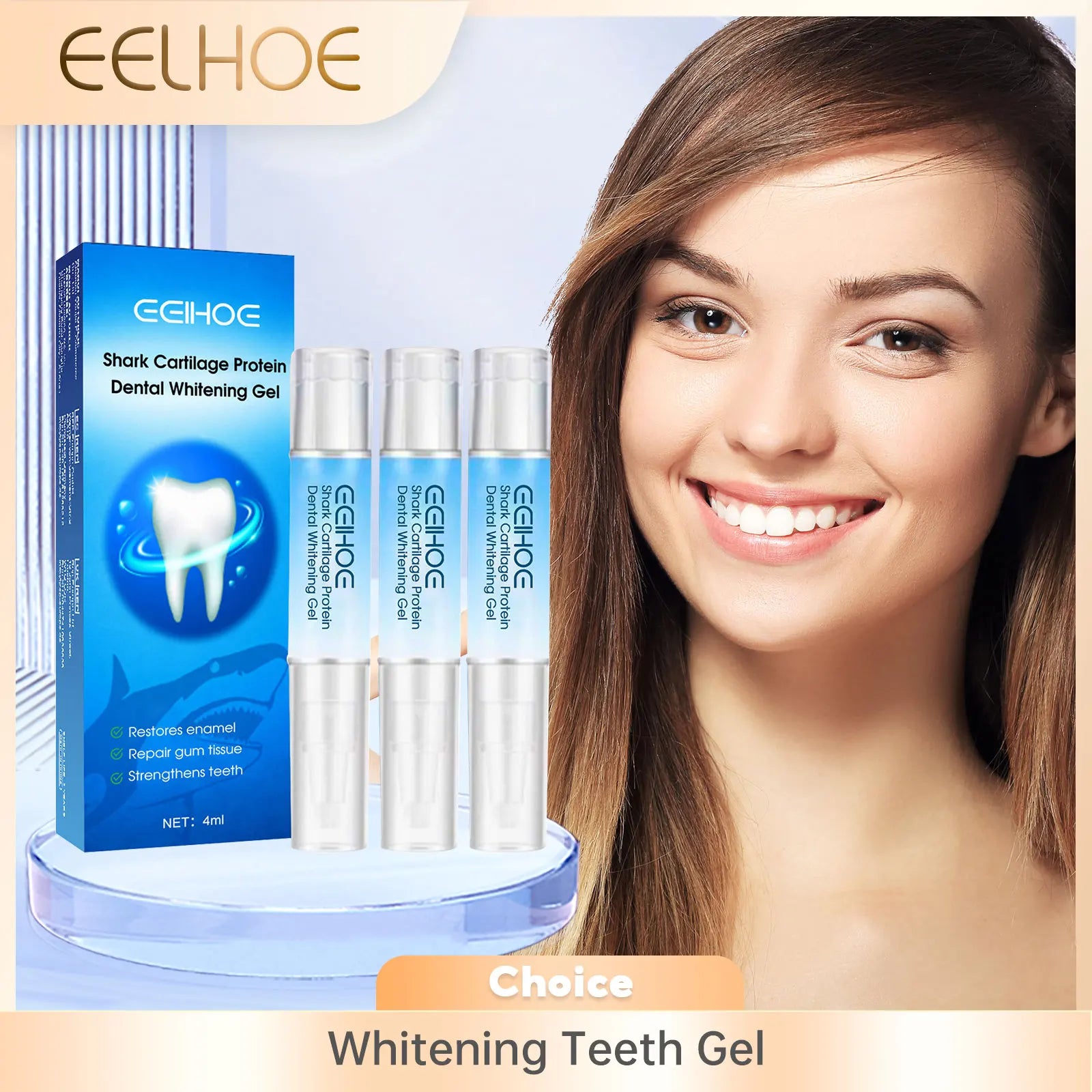 EELHOE Teeth Whitening Gel Pen – Stain Removal & Brightening Teeth Whitening Pen Oasis Select