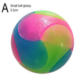 Pet Light Up Toy Ball Glowing LED Puppy Flashing Elastic Ball Toy Color Light TPR Ball Interactive Toys For Cats Dogs Oasis Select A