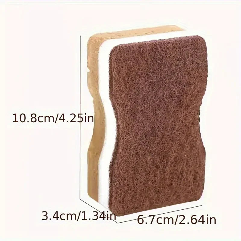 2-20Pcs Three-Layer Seaweed Cleaning Sponges Dishwashing Sponges High-Quality Kitchen Cleaning Cloths Kitchen Cleaning Brushe Oasis Select