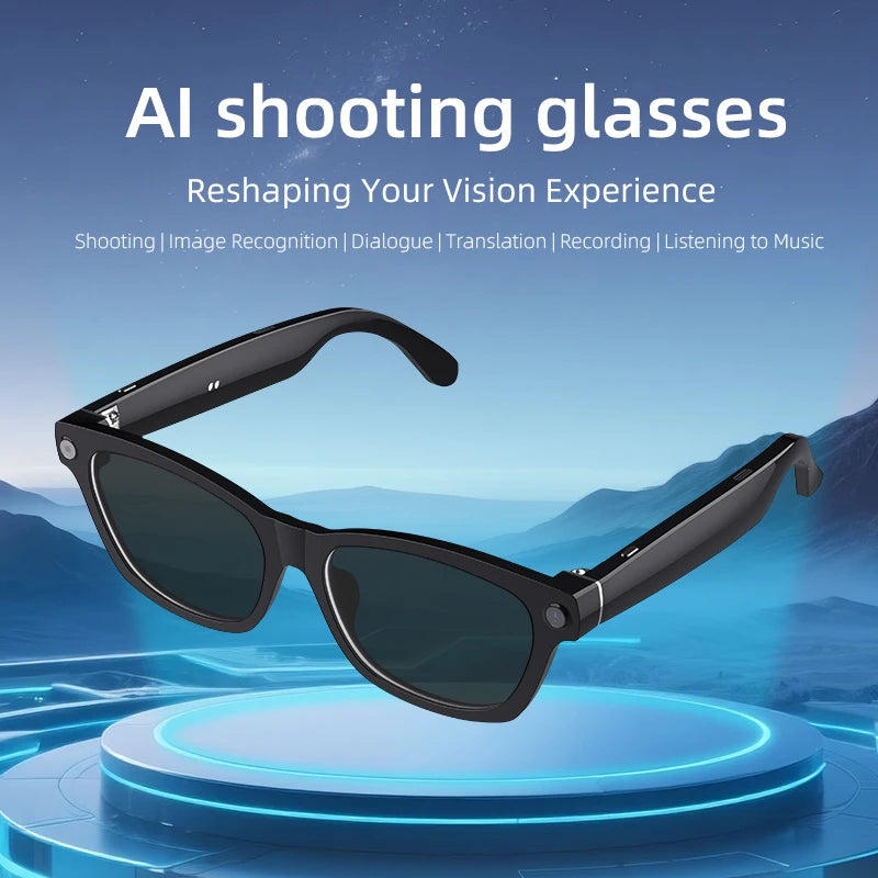 MINGCC AI Bluetooth Smart Glasses – Camera, Music & Calling