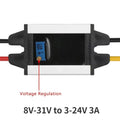 8-22V to 3-15V 3A Adjustable Output Power Supply Transformer Step-Down Volt Module DC Buck Converter Voltage Regulator CE RoHS Oasis Select 8V-31V to 3-24V 3A 8V-31V 3V-24V