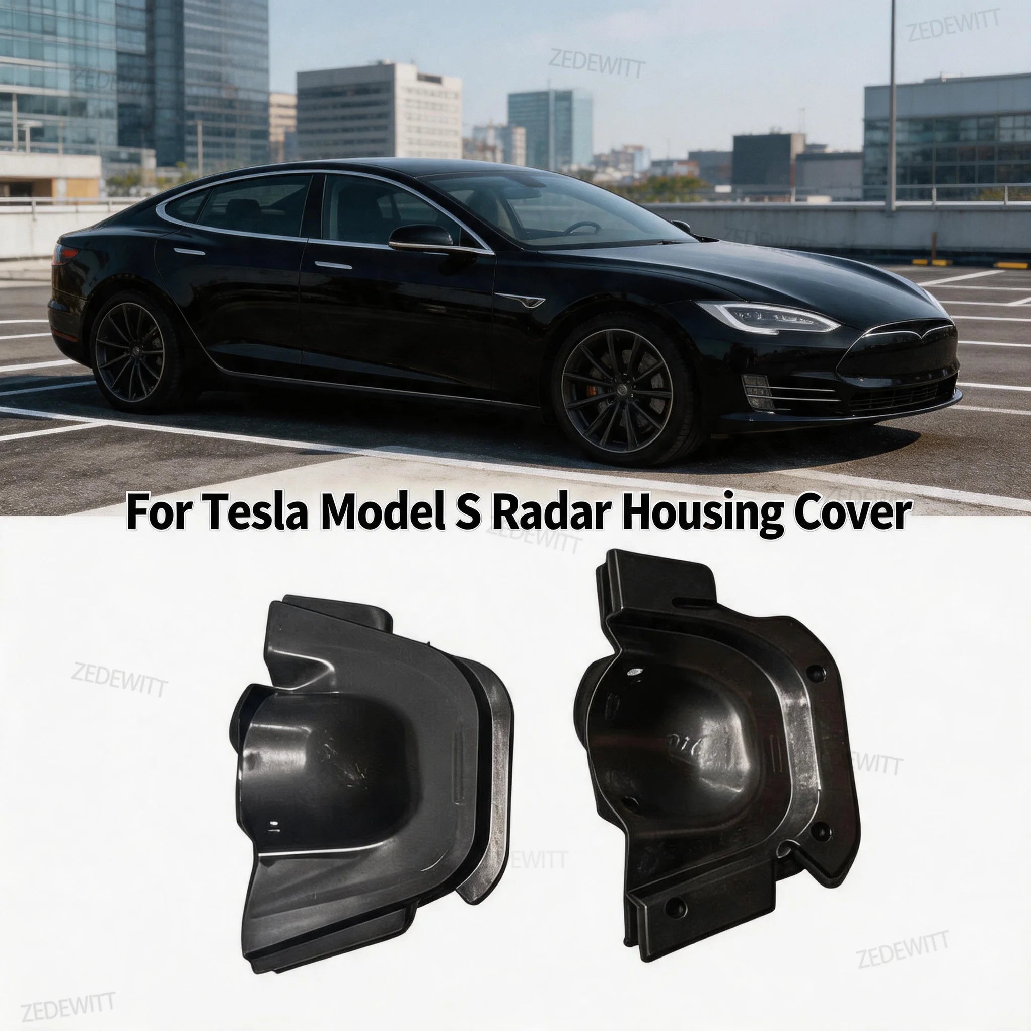 Front Hood Inner Panel Radar Cover Durable For Tesla Model S OE 1051652-00-B 1051653-00-B Left Right Car Body Replacement Parts Oasis Select