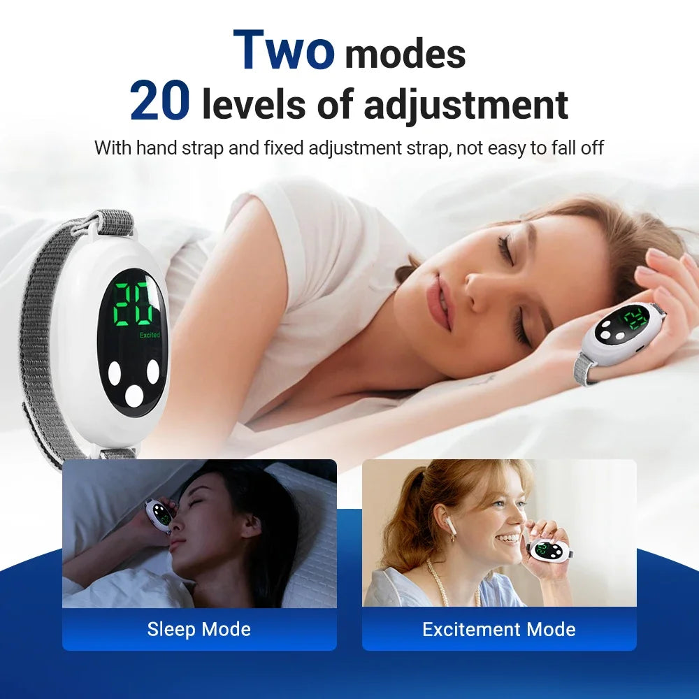 Handheld Sleep Aid Device – EMS Microcurrent, 20 Levels, Type-C