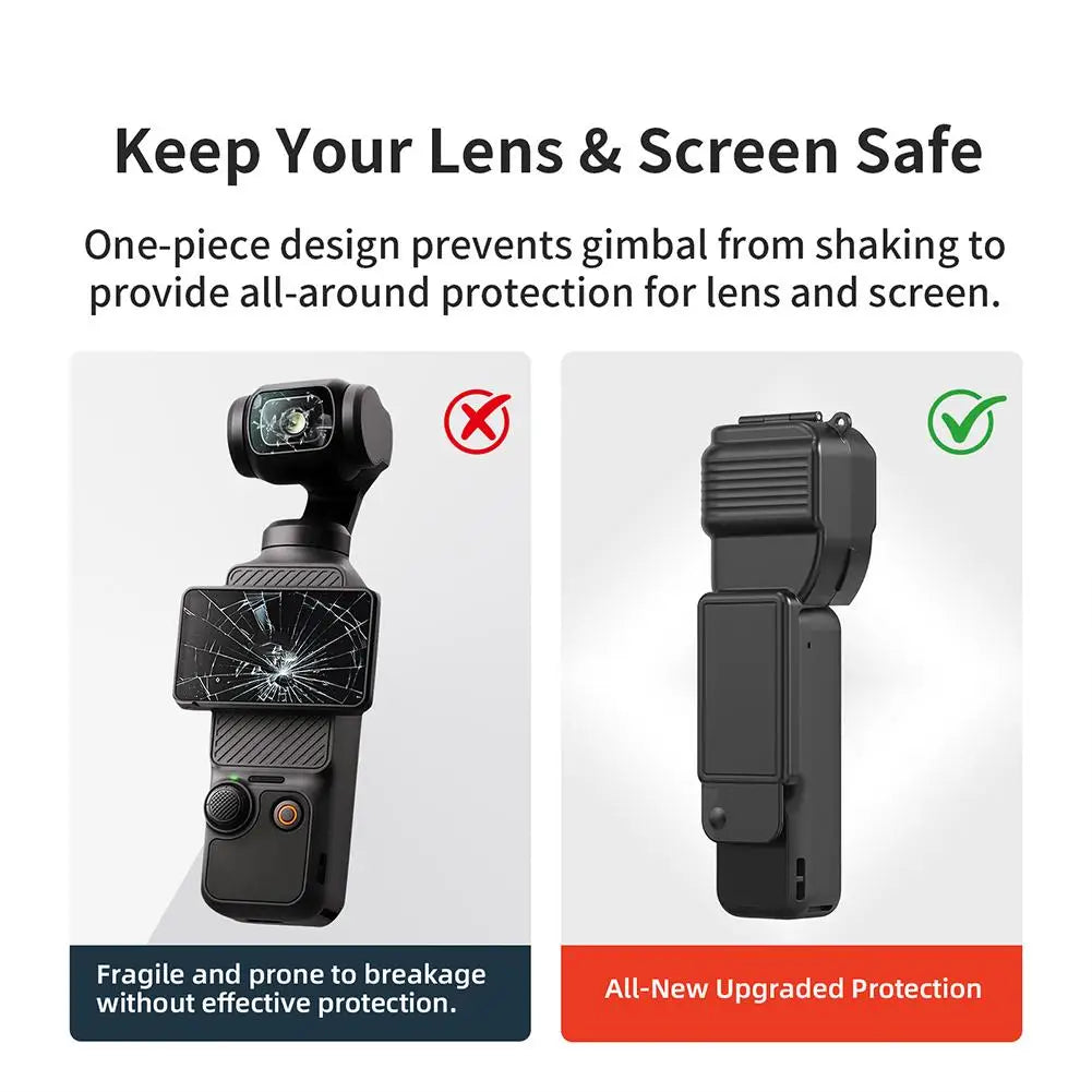 Protective Cover Case For DJI Osmo Pocket 4 Camera Head Lens Screen Protector Anti-Dust Shockproof For Pocket 4 Accessories Oasis Select