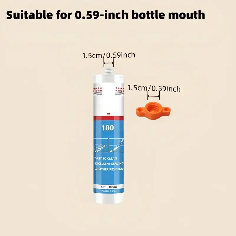 3PCS Glass Glue Caps - Durable Plastic Sealing Caps for Standard Glue Bottles, Portable Decoration Tools, tool accessories Oasis Select