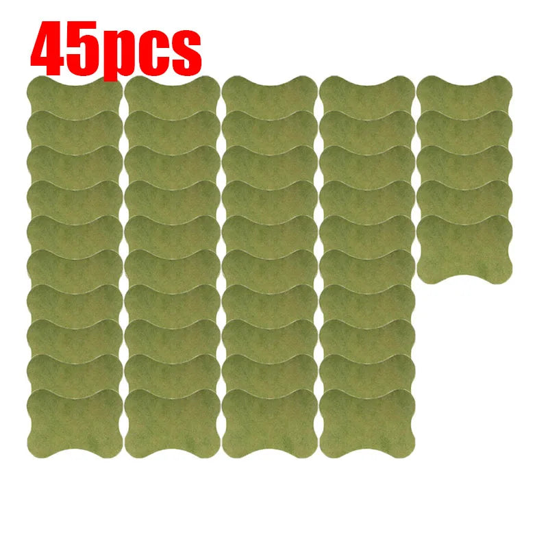 15/45/75pcs Non-Woven Mugwort Patches For Neck Lumbar Knees Body - Soothing Comfort Self-Heating Patches For Running Exercise Oasis Select 45PCS Lumbar spine