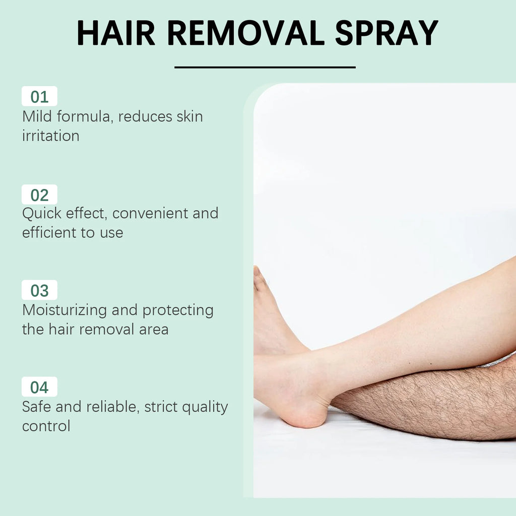 OceAura Hair Removal Spray for Women – Gentle Mist, 30ml