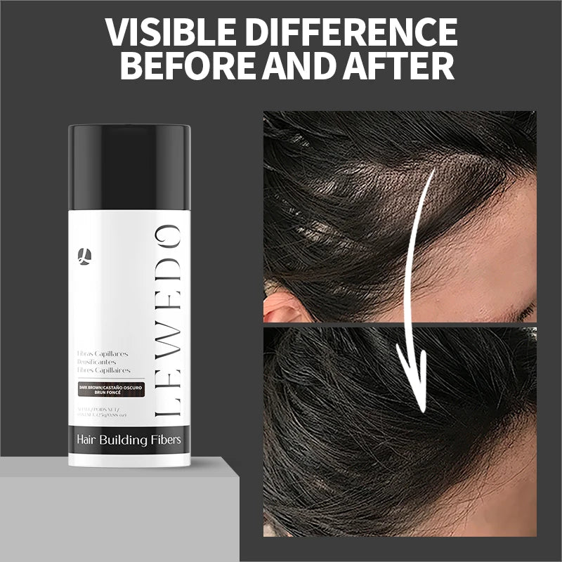 LEWEDO Keratin Hair Building Fibers – Volumizing Powder 25g