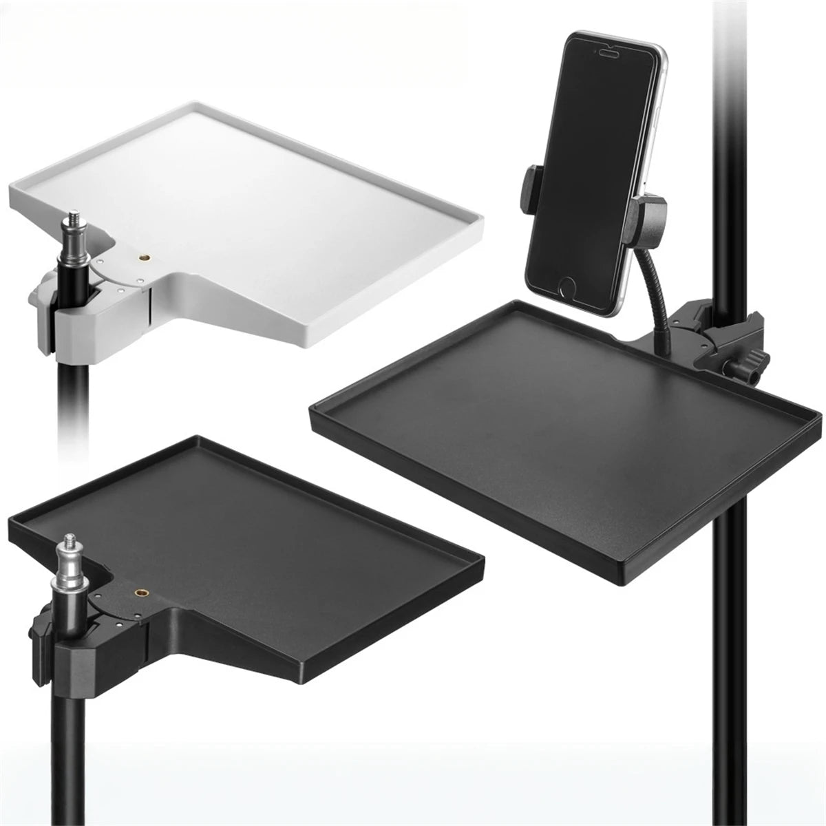 Meeting Rooms 22.5x16.5cm 8.85x6.5inch Microphone Stand Tray Compatible With Various Microphone Stands Microphone Stand Oasis Select
