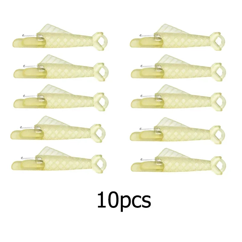 Automatic Needle Threader DIY Tool Home Hand Sewing Machine Device Thread Auto Needle Cross Stitch Sewing Accessories Oasis Select 10pcs yellow
