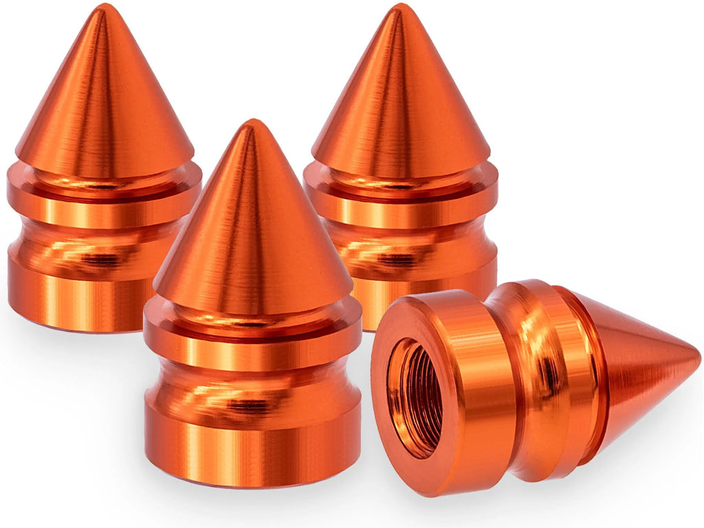 Automobile, motorcycle, conical tower shaped aluminum alloy valve cap, colored valve cap, pointed cap Oasis Select 4pcs 8