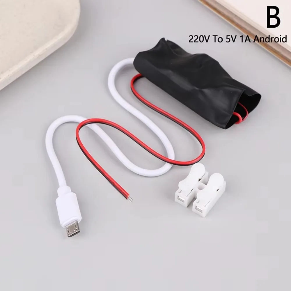 Special Power Transformer Household AC 220V To DC 5V 1A 2A WiFi Monitoring Adapter TYPEC USB Power Dupply Power Supply Oasis Select B