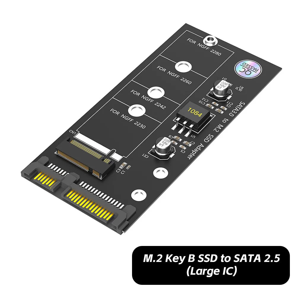 M.2 NGFF to SATA Adapter – B Key & B+M Key SSD Converter