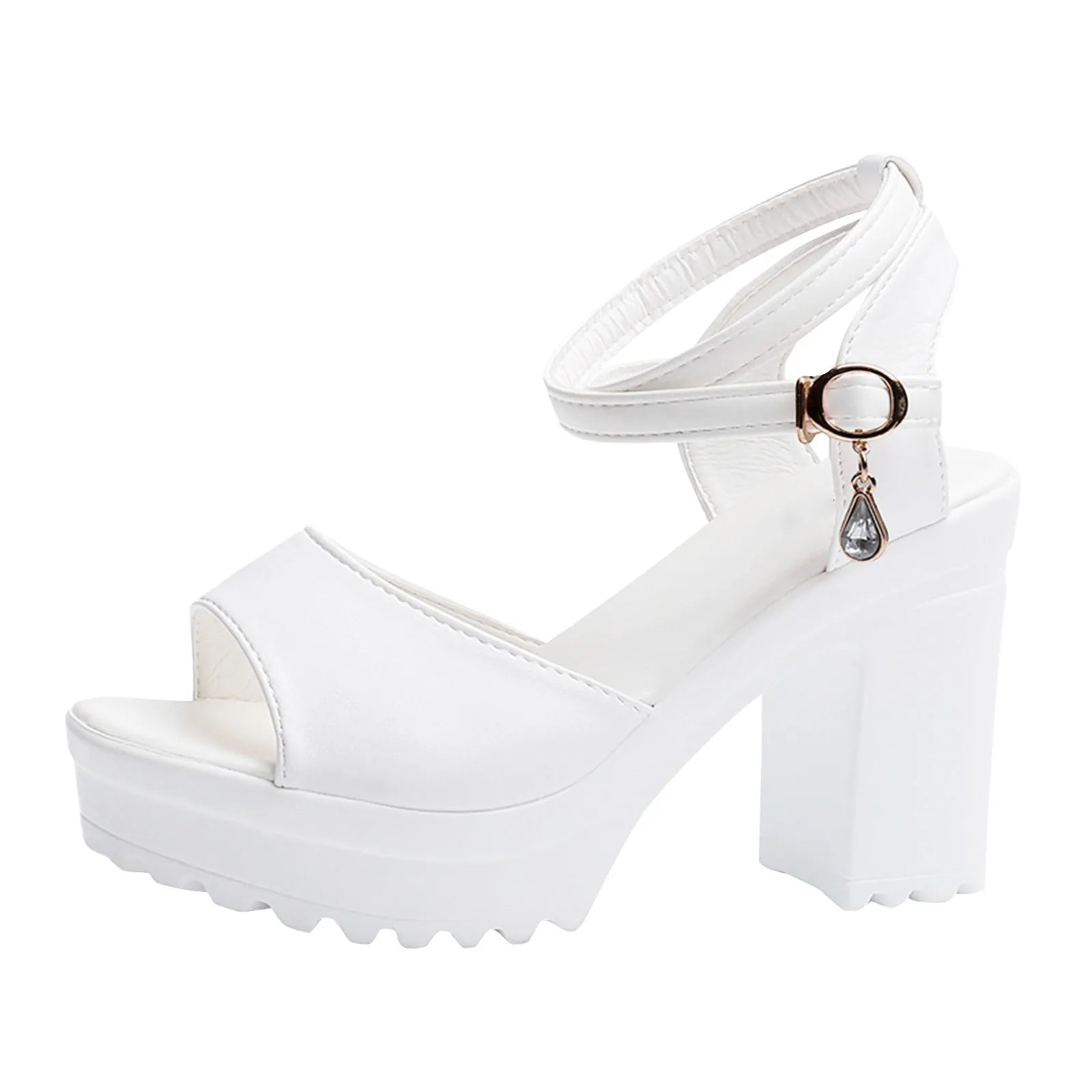 Women Fish Mouth Platform High Heels Wedges Buckle Slope Sandals Women Shoes Woman Platform High Heels Sandals High Heels Oasis Select