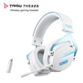 TAIDU THS326 Armor Gaming Headset 4 Mode 2.4G BT5.4 Wired 7.1 Surround Sound 50mm Driver 1000mAh Battery ENC Mic RGB Light Oasis Select THS326-White
