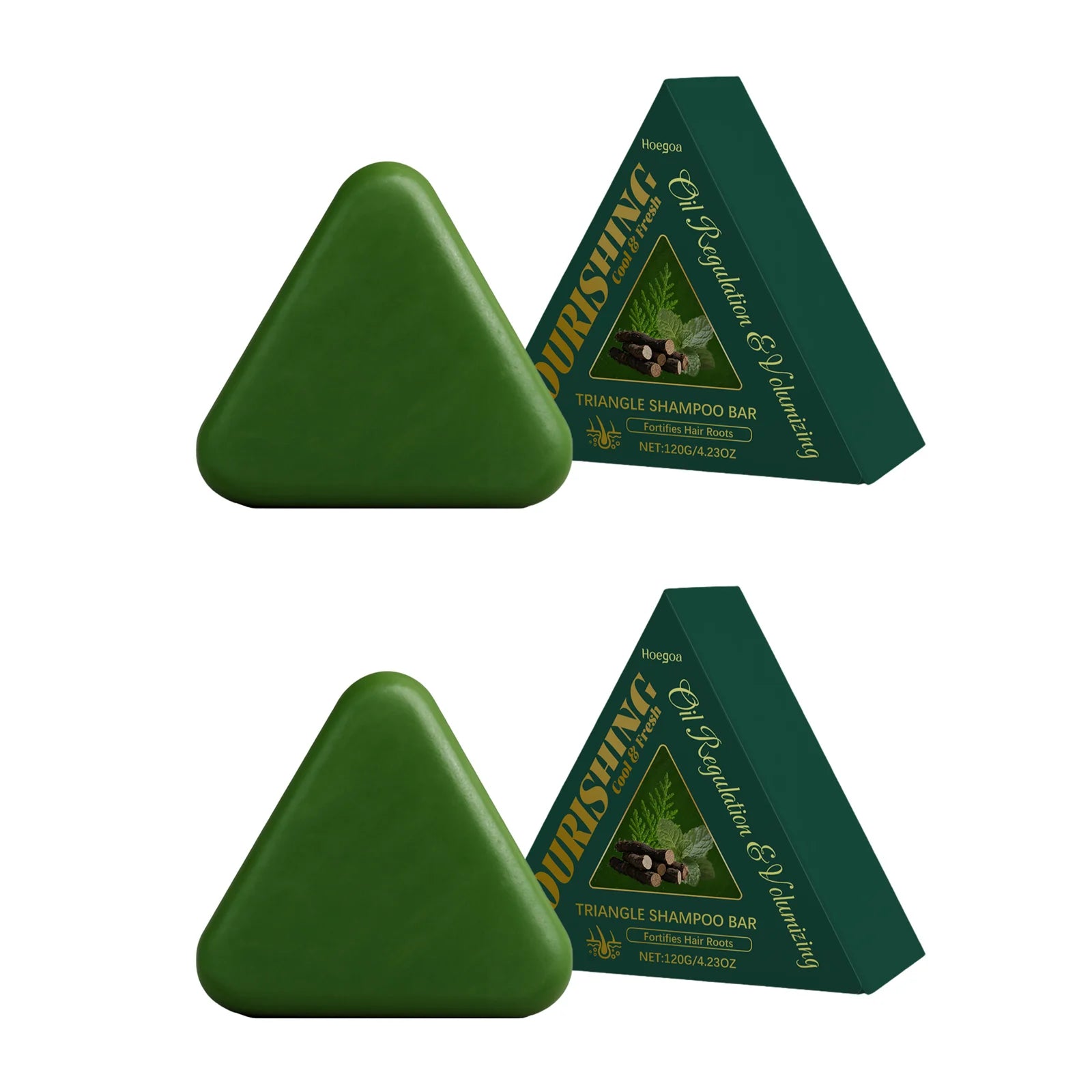 HOEGOA Anti-Hair Loss Shampoo Bar – Scalp & Volume 120g Solid Shampoo Bar Oasis Select 240g boxed