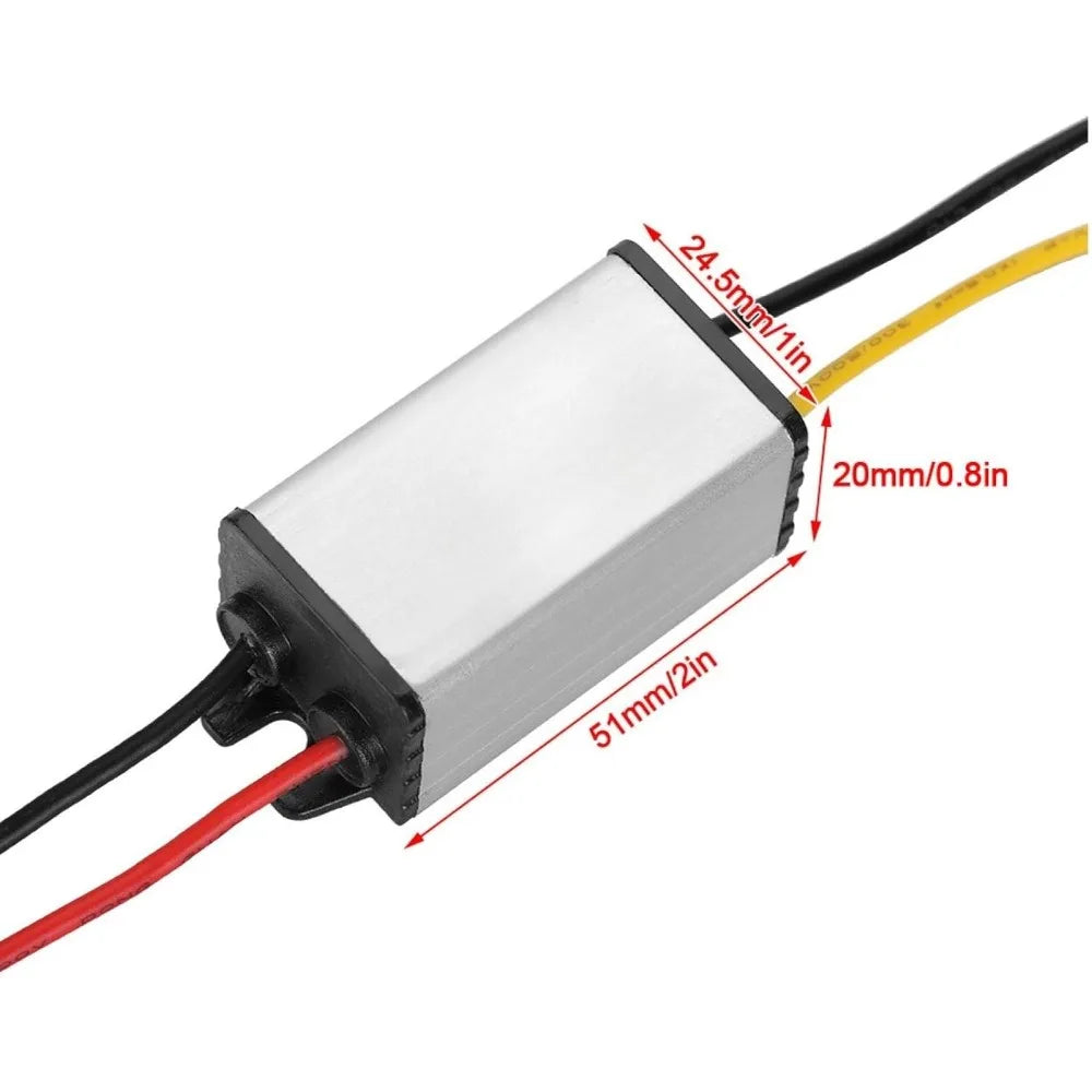 Power Supply Converter DC/DC 24V Step Down To 12V High Efficiency 5A Converter Adjustable Voltage Regulator USB Charging Module Oasis Select