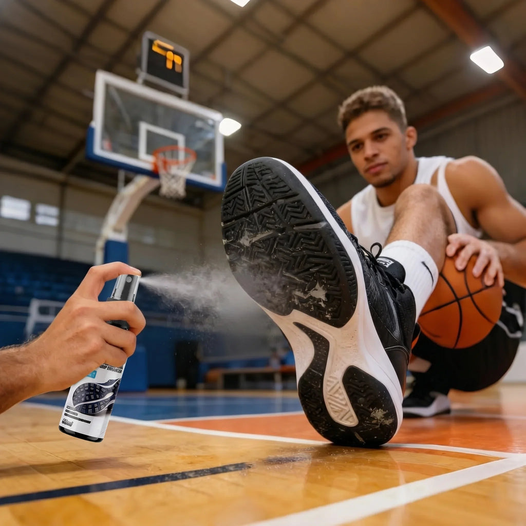 Shoe Grip Spray 50ml Anti-Slip Traction Enhancer Non-Slip Sole Liquid Athletic Footwear Fits Basketball Volleyball Tennis Sports Oasis Select