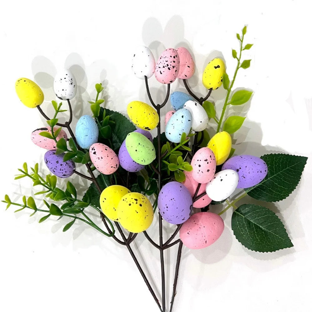Easter Egg Flower Branch DIY Spring Tree Decoration | Rabbits