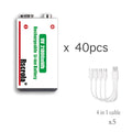 USB-C Rechargable 9V Lithium ion Battery 21800mWh High Capacity for Guitar Microphone Smoke Detector Pedal with Cable Oasis Select 40 pcs 9v Batteries 9v